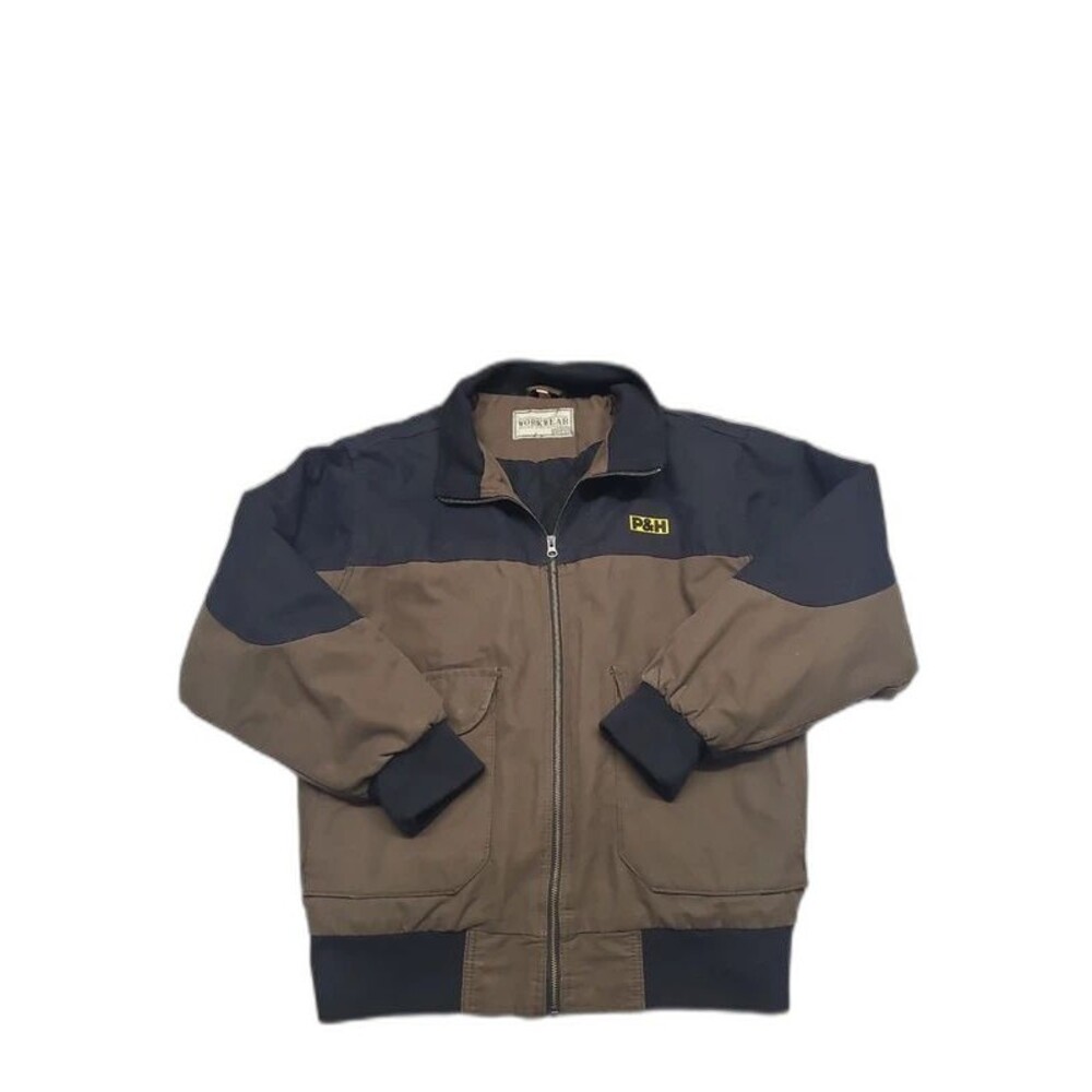 Vtg Canvas Workwear Jacket P & H Mining